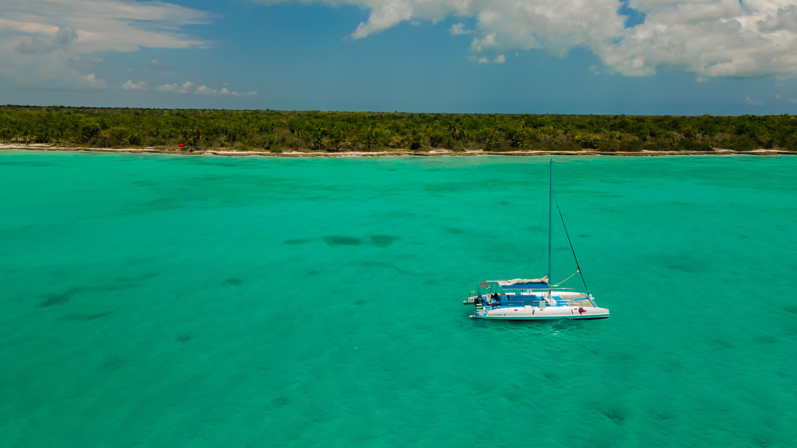 Catamaran sailing in Punta Cana