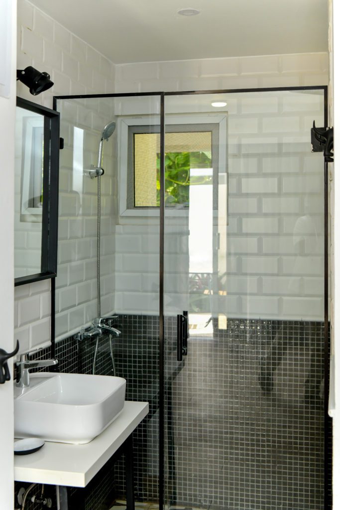 Private bathroom with shower at Honky Tonk Punta Cana